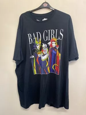 Buy Ladies Black Disney Villain Bad Girls Tshirt Size 4xl Cg H39 • 7.99£
