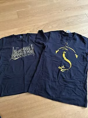 Buy Disney Musicals Theatre T-shirts Aladdin + Bedknobs & Broomsticks S/M - Unisex • 1.99£