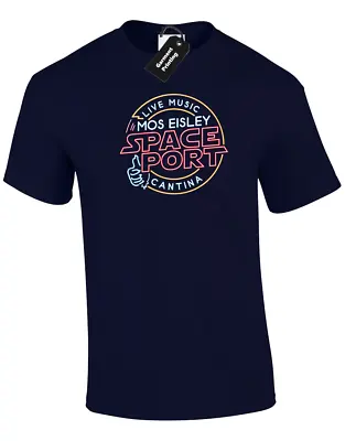 Buy Space Port Mos Eisley Mens T-shirt Funny Star Trooper Design Storm Wars (col) • 8.99£