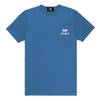 Buy Rockwood White Embroidered Logo T-Shirt - Olympic Blue • 3.99£