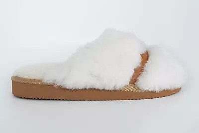 Buy Sheepskin Home Slippers Thick Wool Shoes Boots Warm Cozy Fur Hard Sole Ladies/Wo • 26.99£