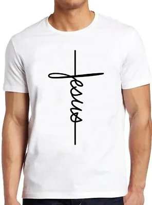 Buy Jesus Christian Religious Signature Cross Love Cool Gift Tee T Shirt M189 • 6.35£