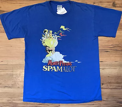 Buy Vintage Monty Python Spamalot T Shirt 90s Holy Grail Musical John Cleese Graphic • 24.99£