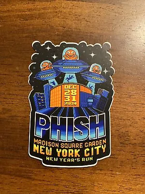 Buy Phish Sticker 2019 NYE MSG 8-Bit UFO Aliens Official Merch 3x4” NYC Dry Goods • 10.57£