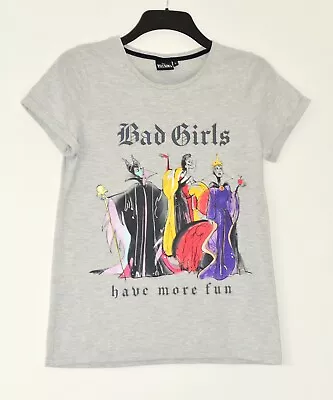 Buy Disney Villains  T-Shirt Size 8 Bad Girls Have More Fun • 3.50£