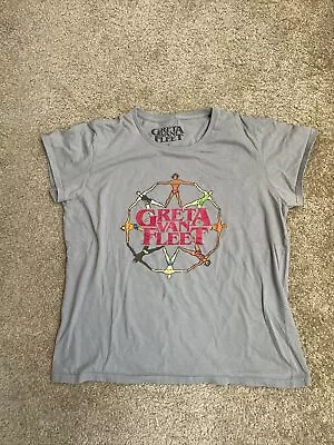 Buy GRETA VAN FLEET T Shirt Size Women’s L Rock Band • 14.17£