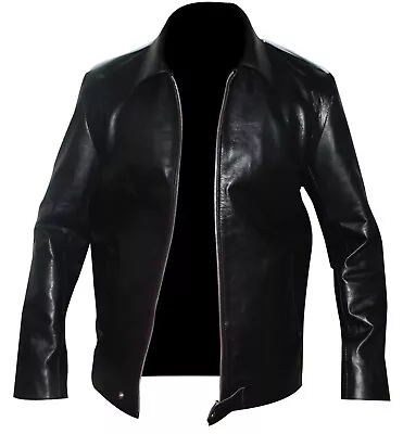 Buy Mens Vinatge Battle Of Britain Formal Motorcycle Biker Genuine Leather Jacket • 99.99£