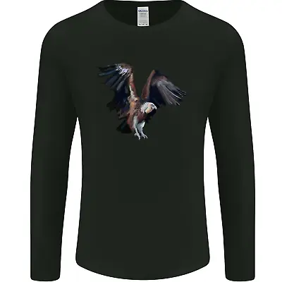 Buy A Vulture Illustration Birds Of Prey Mens Long Sleeve T-Shirt • 9.99£