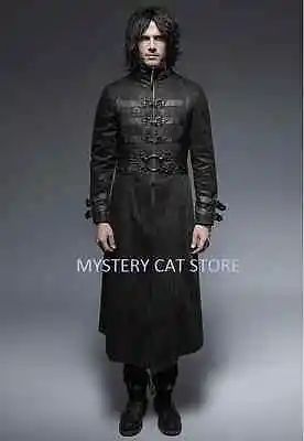 Buy New PUNK RAVE Gothic Heavy Metal Vampire Black Killer Jacket Coat Y-633 AU STOCK • 143.77£