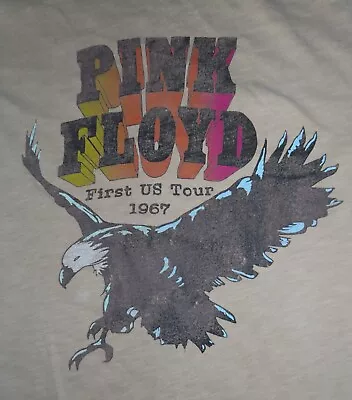 Buy Retro 1967 PINK FLOYD 1st US Concert Tour (LG) T-Shirt ROGER WATERS SYD BARRETT • 42.52£
