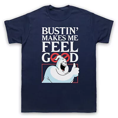 Buy Ghost Bustin' Makes Me Feel Good Paranormal Comedy Busters T-Shirt All Size Cols • 17.99£
