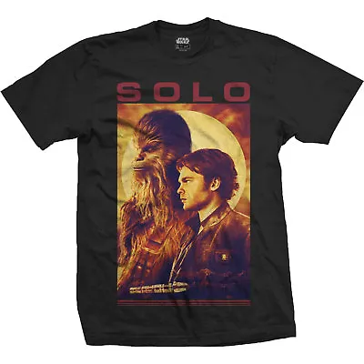 Buy Star Wars Solo Profile Han Chewie Chewbacca OFFICIAL Unisex T-Shirt 15F • 13.95£