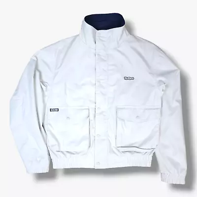 Buy VINTAGE Kickers Jacket Coat Small S Mens Beige Bomber Full Zip Retro Y2K • 14.95£