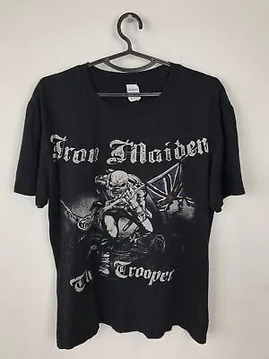 Buy Men’s L/52,Iron Maiden Rare The Trooper 2011 Black Cotton... • 75.71£