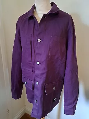 Buy Wezc Purple Denim Jacket Unisex Size Medium. Chest Up To 44 Inches Nwts. • 20£