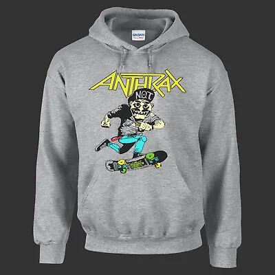 Buy Anthrax Metal Rock Hoodie Sweatshirt Jumper Unisex Grey S-3XL • 24.99£