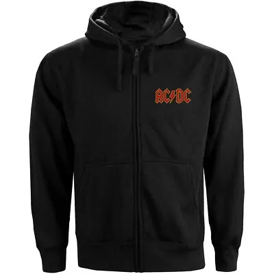 Buy AC/DC Red Logo Angus Young Brian Johnson Official Unisex Hoodie Hooded Top • 40.32£