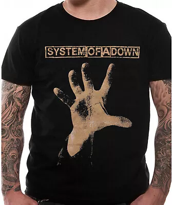 Buy SYSTEM OF A DOWN T Shirt Vintage Hand OFFICIAL SOAD Serj Tankian NEW • 14.69£