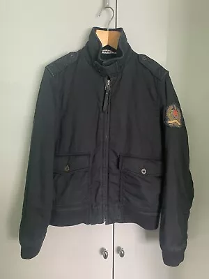 Buy Polo Jeans Co. Ralph Lauren Jacket,bomber Black/dark Grey,size M • 15£