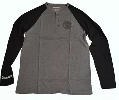 Buy Jägermeister USA Long Sleeve T-Shirt Size XL Sweater Baseball Shirt Black-Grey • 11.20£