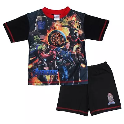 Buy Licensed Boys Marvel AVENGERS   Short Pyjamas Pjs Age 4- 5 Years Superhero • 7.99£