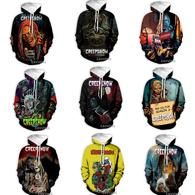 Buy Cosplay Creepshow Skull Ghost 3D Hoodies Halloween Zombie  Sweatshirts Coats • 13.80£