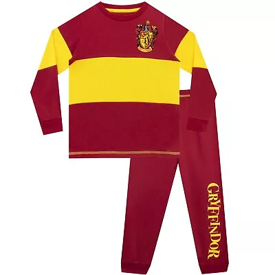 Buy Harry Potter Hogwarts Pyjamas Kids Boys 5 6 7 8 9 10 11 12 Years Long Sleeve Set • 17.99£