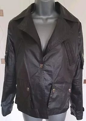 Buy Jacket Blazer Medium M Black Lightweight Zippers Pockets Goth Steampunk Quirky  • 15.95£