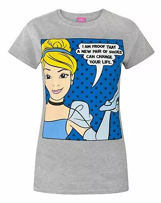 Buy Disney Princess Cinderella New Shoes Women's T-Shirt • 14.99£