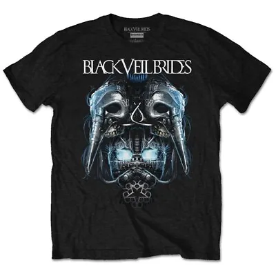 Buy Black Veil Brides- Metal Mask  T- Shirt MEDIUM  BIN New Sealed Rock Goth Metal • 14.99£