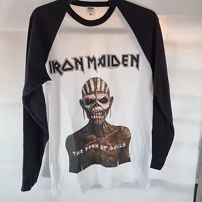 Buy Iron Maiden Book Of Souls 2017 Tour T-Shirt Long Sleeve Size Small • 24.99£