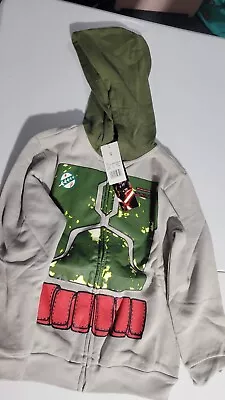 Buy NEW! Disney Star Wars Youth S Mandalorian Boba Fett  Pullover Hoodie Sweater • 12.06£