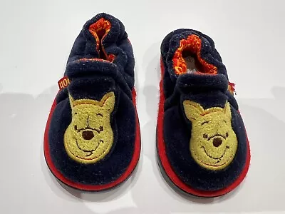 Buy Disney Kids’ Navy Winnie ThePooh Slippers: Size 4 Small • 1£
