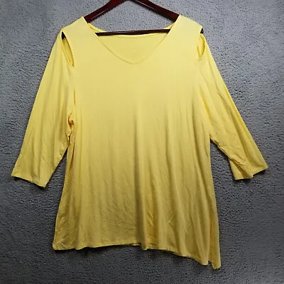 Buy Belle Woman Large Yellow T Shirt • 17.88£