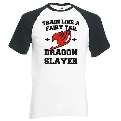 Buy Fairy Tail  Dragon Slayer  Anime, Manga Unisex, Raglan Baseball T-shirt • 14.99£