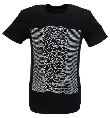 Buy Mens Official Joy Division 'Unknown Pleasures' With Back Print T Shirt • 16.99£