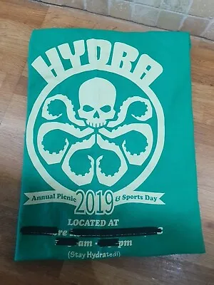 Buy Marvel Hydra Annual Picnic 2019 Stay Hydrated Green Men's L Large Tshirt • 15.99£
