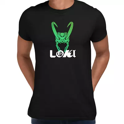 Buy Loki Helmet Marvel Superhero Comic Star Tom Hiddleston T-Shirt Kids Adults Women • 15.99£
