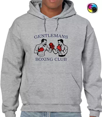 Buy Gentlemans Boxing Club Hoody Hoodie Funny Cool Boxer Design Rocky Retro • 15.99£
