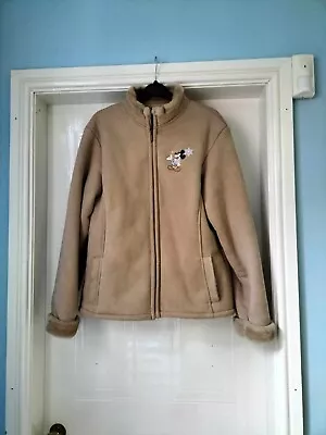 Buy Disney Store Exclusive Beige Mickey Mouse Faux Fur Lined Warm Jacket Great Cond • 19.99£