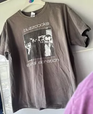 Buy Buzzcocks T Shirt Punk Rock Band Merch Tee Size XL Grey • 14.30£