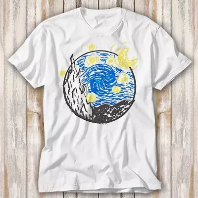 Buy Van Gogh NASA Starry Night Art Cartoon T Shirt Adult Top Tee Unisex 3948 • 6.70£