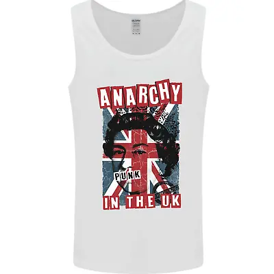 Buy Anarchy In The UK Punk Music Rock Mens Vest Tank Top • 10.49£