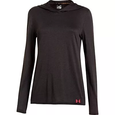 Buy Under Armour Women's Borderland Hoodie Shirt BLACK LG • 48.21£