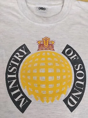 Buy RARE Vintage Original Ministry Of Sound Clothing T-Shirt 1993 44  Chest • 149.99£