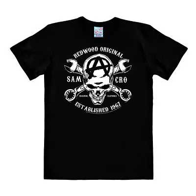 Buy LOGOSHIRT - TV - Sons Of Anarchy - Motocycle - SAMCRO - Print T-shirt, Black  • 35.94£