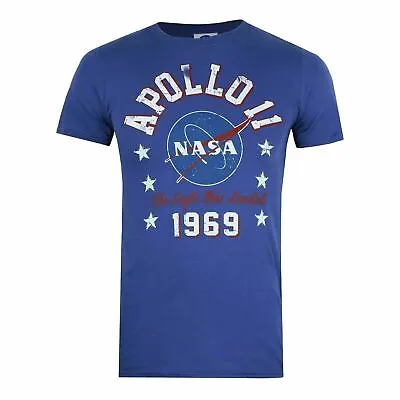 Buy Official NASA Mens Apollo 11 1969 T-Shirt Blue S-2XL • 13.99£