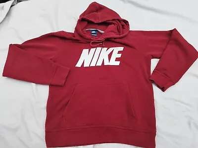 Buy Nike Unisex Mens Womens Burgundy Hoodie Size Small Pull Over  • 12£
