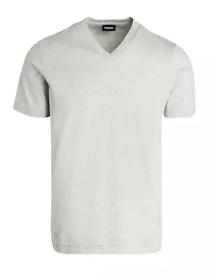 Buy Diesel - Mens Slim Fit V-Neck T-Shirt Double Layer Hem - T-Cherubik-New • 41.88£