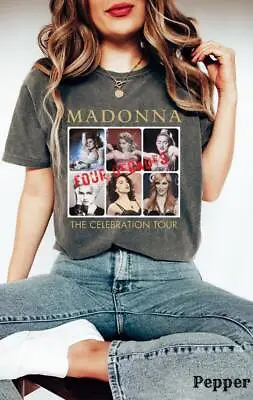 Buy Madonna The Celebration Tour Shirt, Madonna 'Queen Of Pop Tee, Music • 18.22£